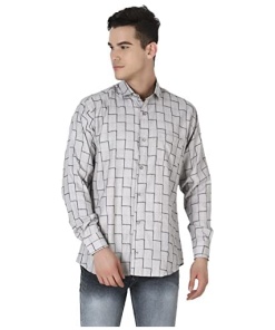 Button Down Shirt Regular Fit Long Sleeve Casual Dress Shirts for Men