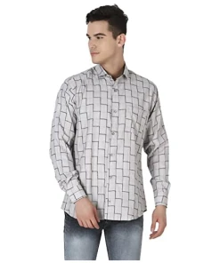 Button Down Shirt Regular Fit Long Sleeve Casual Dress Shirts for Men