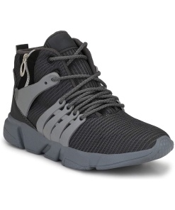 Men Grey,Black Color Mesh Material Casual Sports Shoes