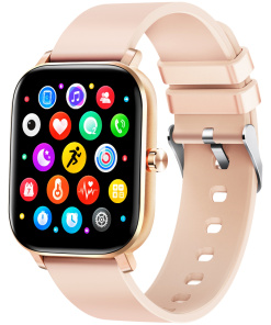 Full Touch Real Time Blood Pressure Monitoring Smart Watch