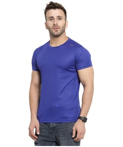 Stylish Branded Solid Plain Tshirt For Men (Blue, White, Yellow)
