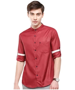 Mens Casual Checked Full Sleeve Slim Fit Shirt