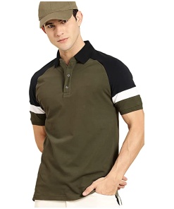 Regular Fit Half Sleeve Polo T-Shirt for Men's
