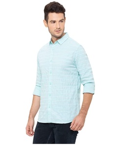 Men Mint Regular Fit Shirt For Men