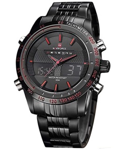Analog-Digital Black Dial Men's Watch