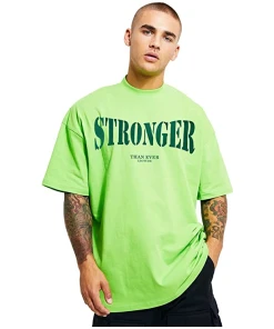 Men's Oversized Cottonblend Round Neck T-Shirt