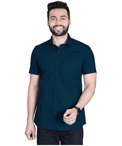 Shirt for Men Half Sleeve Casual Under
