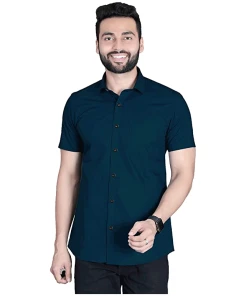 Shirt for Men Half Sleeve Casual Under