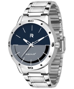 Analog Blue-Grey Dial Men's Watch