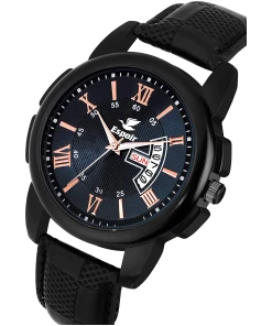 Analogue Black Color Dial Day and Date Boy's and Men's Watch