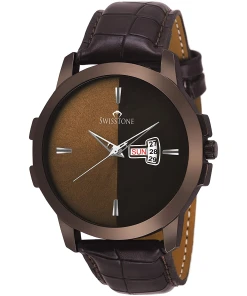 Men's Watch (Brown Dial Brown Colored Strap)