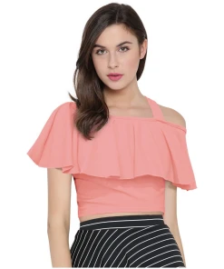 Women's Western Wear Hosiery Crop Top