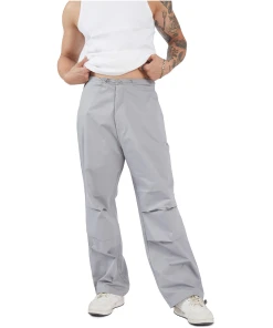 Grey Parachute Pants