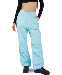 Light Blue Parachute Pants