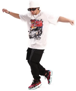 White Motorsport Oversized T-Shirt