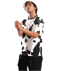 Cow Print Oversized T-Shirt
