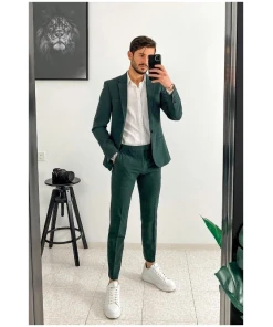Trending Coat Pants Green Colour | Coat Pant for men