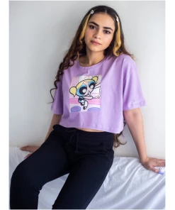 Bubbles Cropped T-Shirt