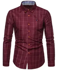 Cotton Lapel Shirt for Men