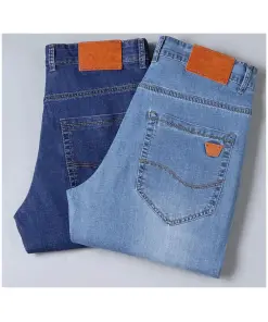 Stretch Regular Fit Pants for Men