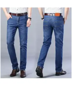 High Waist Stretch Business Casual Pants for Men