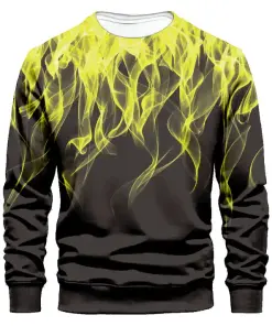 Casual High Collar Heavyweight Sweatshirt Sweater for Men