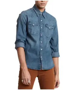 Denim Designer Shirts for Men