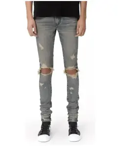 Blue Navy Stretchy Skinny Jeans for Men