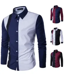 Splicing Shirt for Men