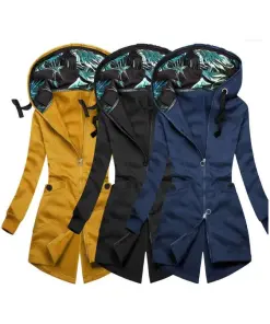 Hoodies Coat Hooded Irregular for Women
