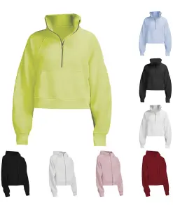 Hoodie sweater sports round neck outdoor for Women