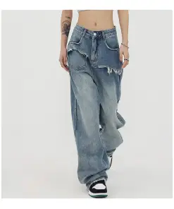 Denim Long Jeans for Women