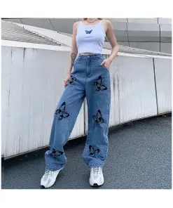 Baggy denim jeans for Women