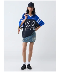 Stylish Black Numerical Print Jersey T-Shirt for Men – Ideal for Casual, Travel, and Athleisure Looks