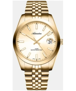 Classic Gold Dial Analog Watch for Men