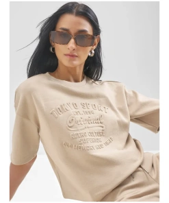 Modern Women’s Beige Regular Top for Daily Wear