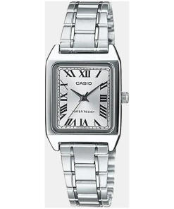 Women’s Quartz Silver Dial Stainless Steel Analog Watch
